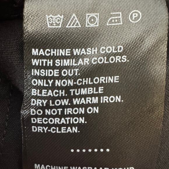 Harley Davidson Vest Women’s Size Small Black Embroidered Fringe Biker Tie Front - Picture 11 of 12